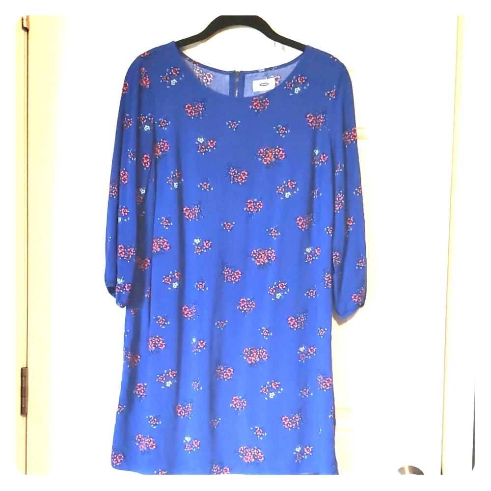 Floral shift dress